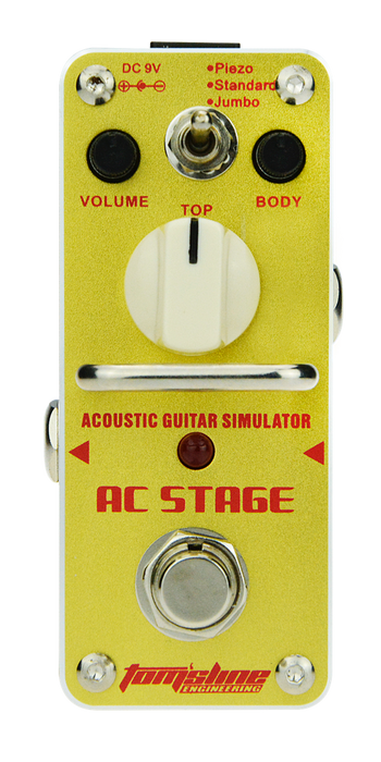 Tom'sline AAS-3 AC Stage Acoustic Guitar Simulator Mini Pedal