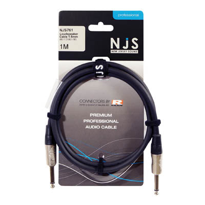 Mono Jack to Mono Jack 1.5mm Speaker Cable (Length (m) 1)