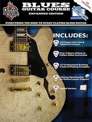 House Of Blues Blues Guitar Course BK/DVDs Expanded Edition