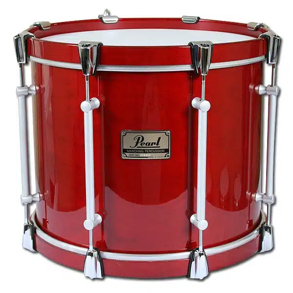 Pearl Tenor Drum Chrome Plated Hardware Sequoia Red 14'' x 12''
