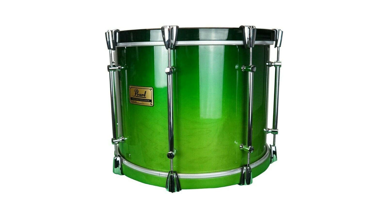 Pearl Tenor Drum Chrome Plated Hardware Emerald Fade 14'' x 12''