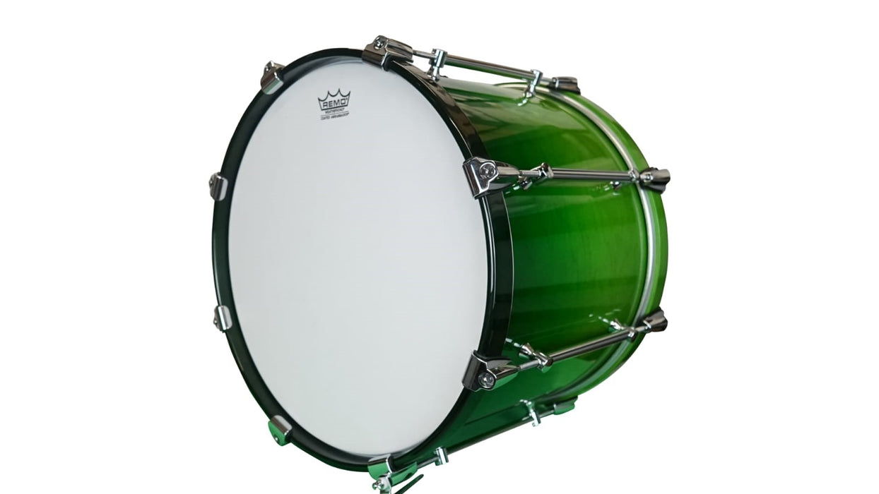 Pearl Tenor Drum Chrome Plated Hardware Emerald Fade 15" x 12"