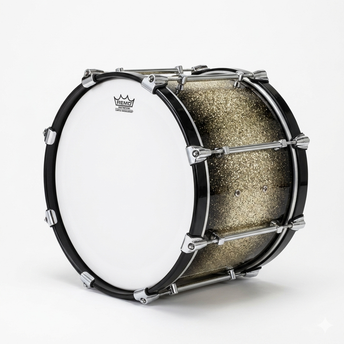 Pearl Tenor Drum Chrome Hardware Diamond Burst 15'' x 12''