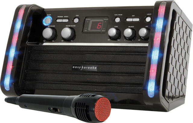 Easy Karaoke Machine CD Graphics LED Lights