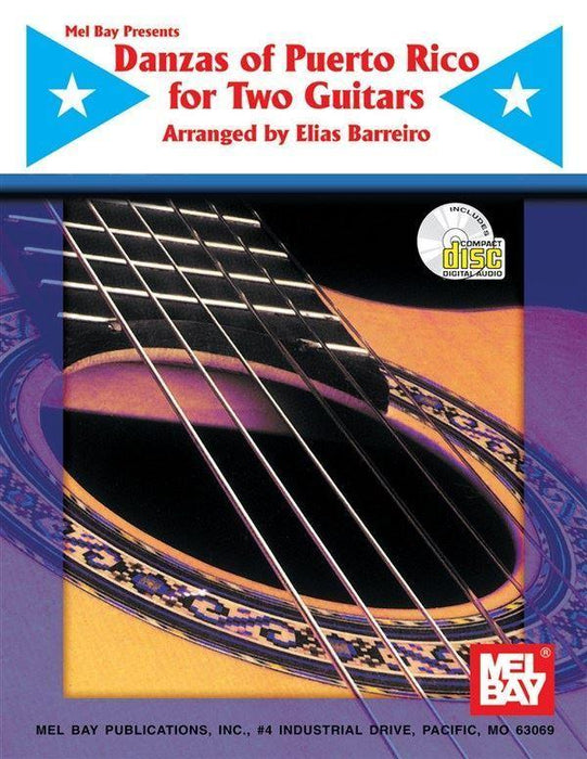 Danzas Of Puerto Rico For Two Guitars BK/CD