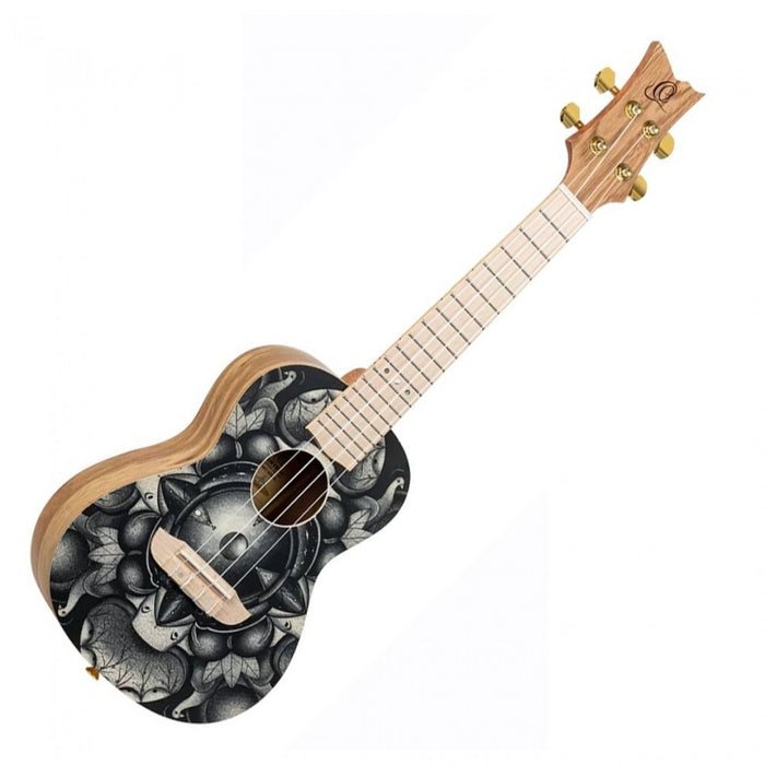 Ortega Concert Ukulele Art Series Ukulele Birds