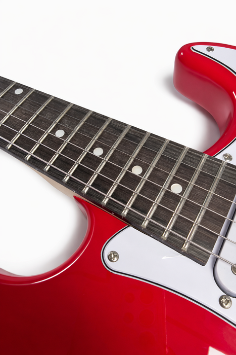 Ferris ST Style Electric Guitar Pack In Red