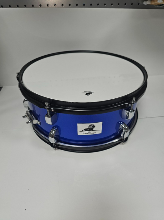 Pro-Corps 13'' Marching Snare Drum with Aluminum Harness & Sticks In Blue
