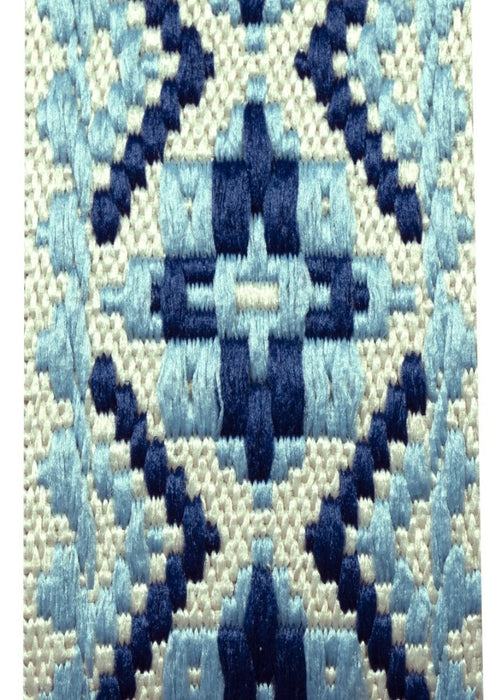 TGI Guitar Strap Woven Cotton Vegan Royal Blue TGSV01B