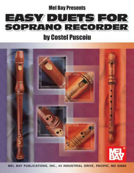 Easy Duets For Soprano Recorder