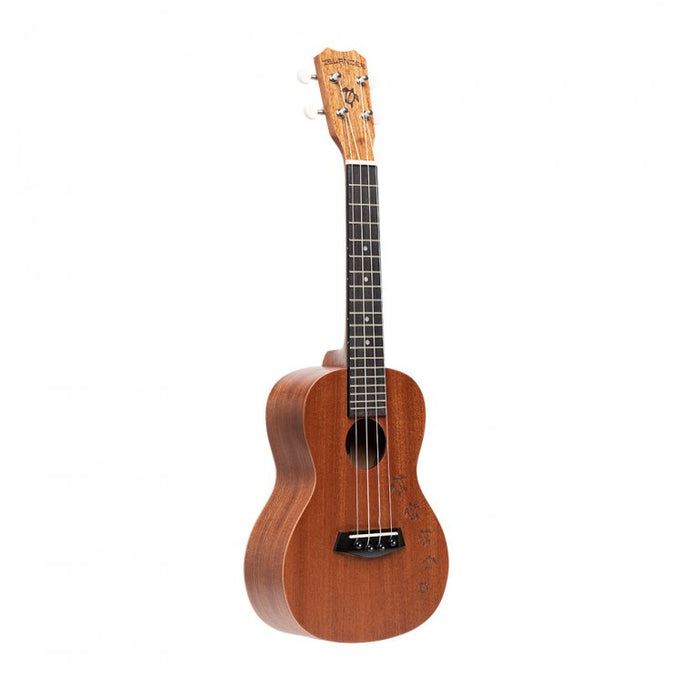 Islander Traditional Concert Ukulele with Mahogany Top and Honu Turtle Engraving