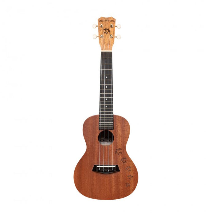 Islander Traditional Concert Ukulele with Mahogany Top and Honu Turtle Engraving