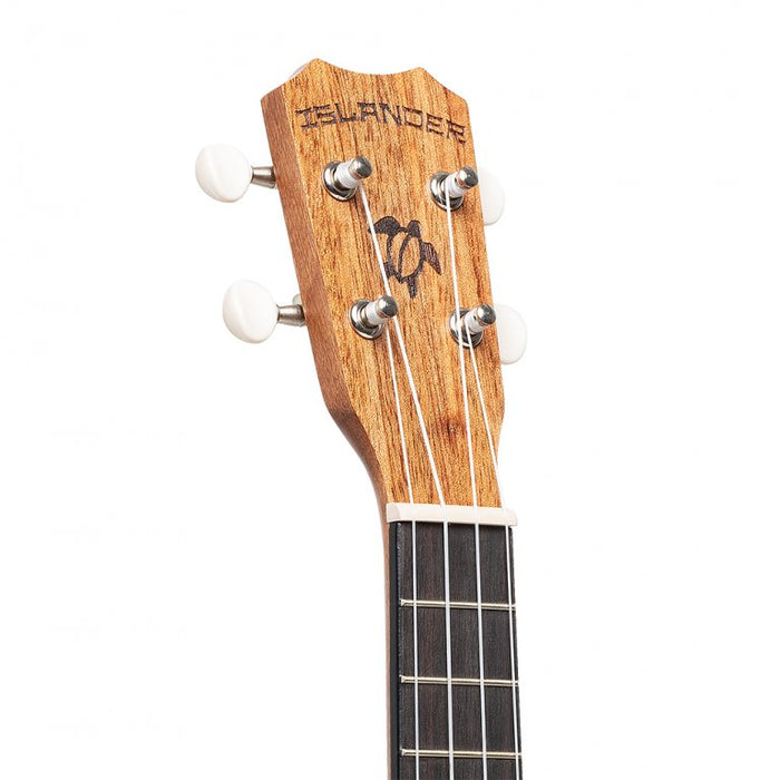 Islander Traditional Concert Ukulele with Mahogany Top and Honu Turtle Engraving