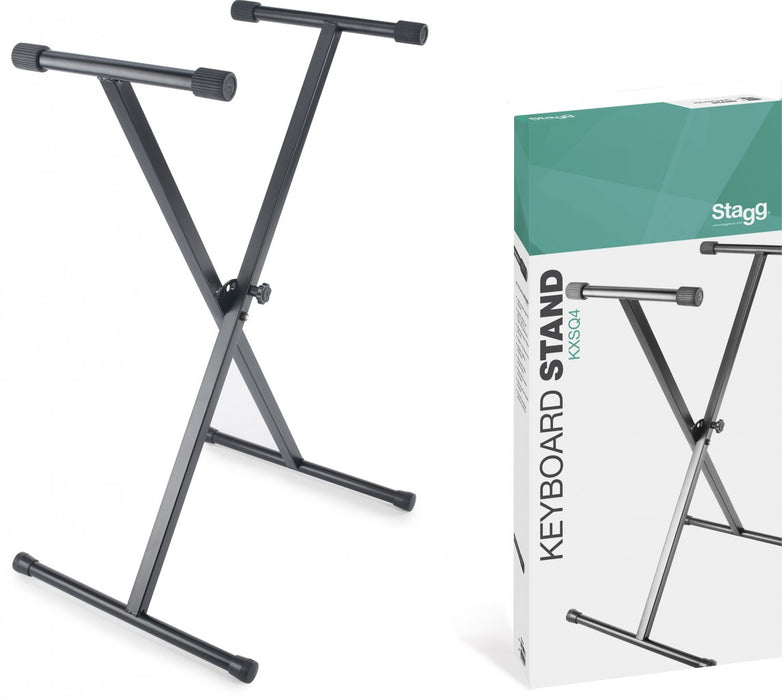 Stagg Single Braced X-Style Keyboard Stand