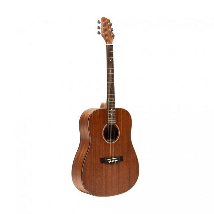 Stagg Acoustic Dreadnought Guitar Sapele, Natural Finish