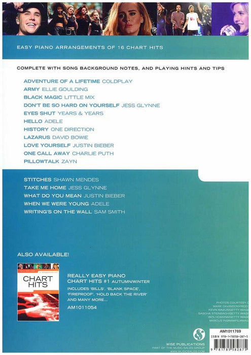 Really Easy Piano Chart Hits Vol. 2 Spring/Summer 2016