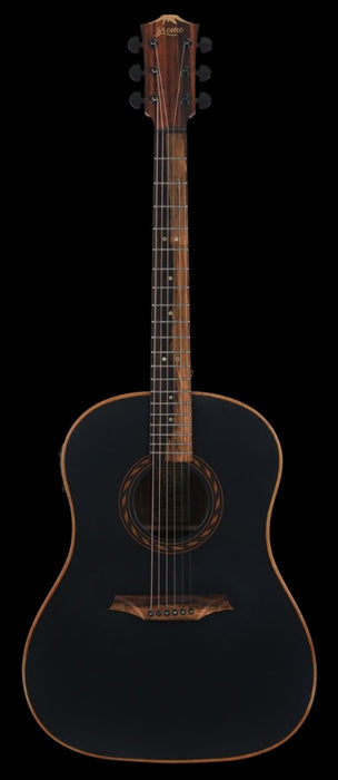 Bromo Tahoma Series Solid Top Round Shoulder Electro Acoustic BAT9MEBK