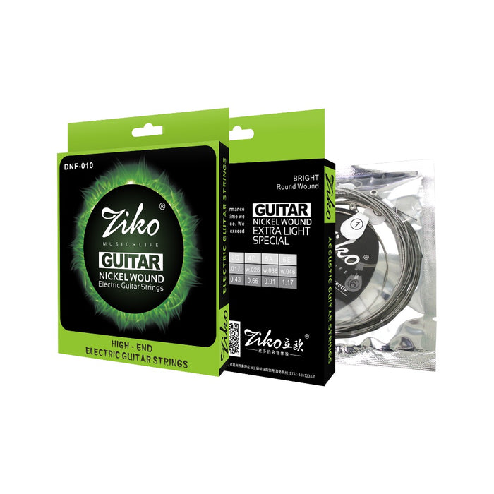 Ziko Advanced Electric Guitar Strings 10-46 3 Pack  Free Picks