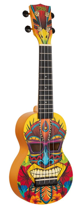 Mahalo Soprano Ukulele Art Series Tiki