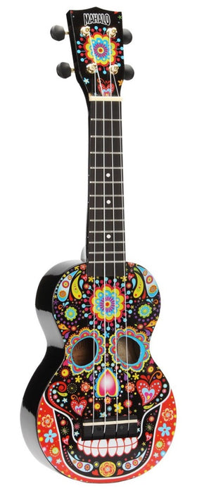 Mahalo Soprano Ukulele Art Series Day of the Dead