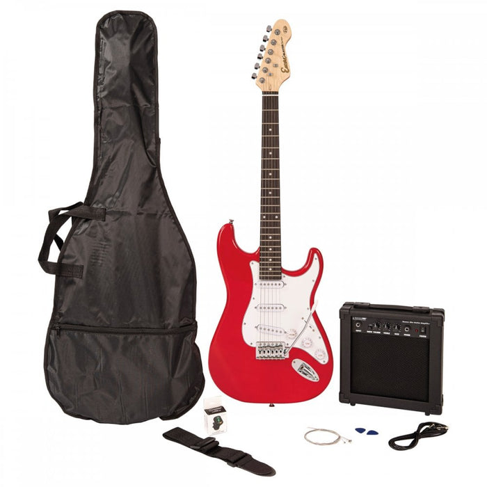 Encore Blaster Electric Guitar Pack Gloss Red EBP-E60RD