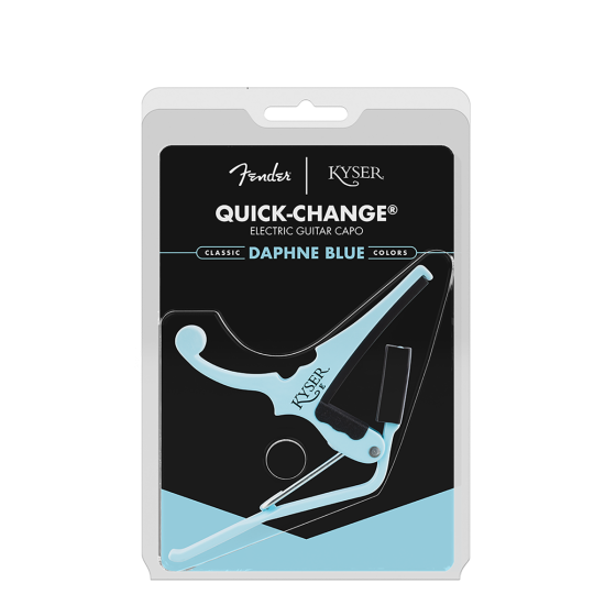 Kyser Capo Electric Quick Change X Fender Daphne Blue KGEFDBA
