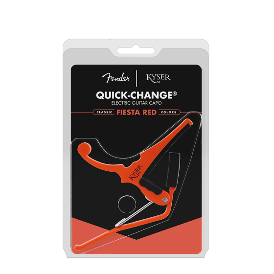 Kyser Capo Electric Quick Change X Fender Fiesta Red KGEFFRA