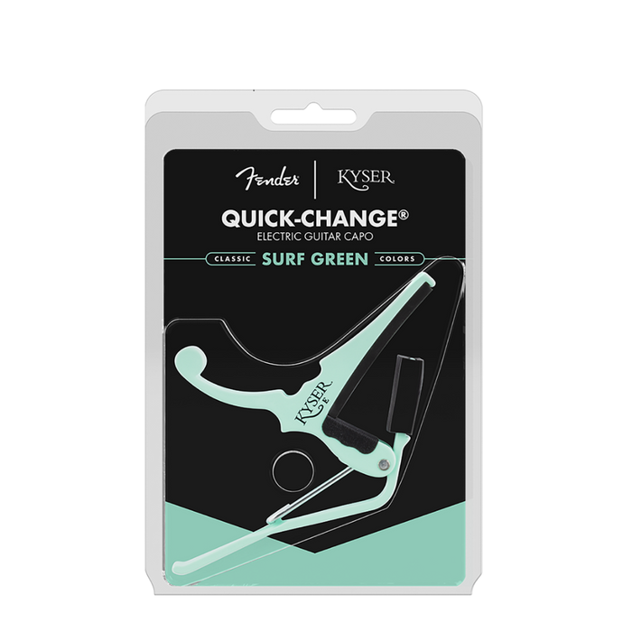 Kyser Capo Electric Quick Change X Fender Surf Green KGEFSGA