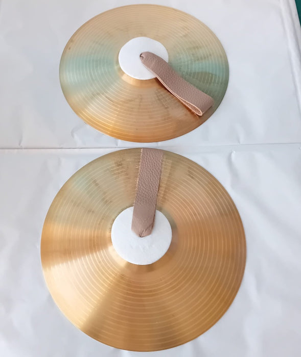 Pro-Corps Marching Band Cymbals 12'' inc Straps