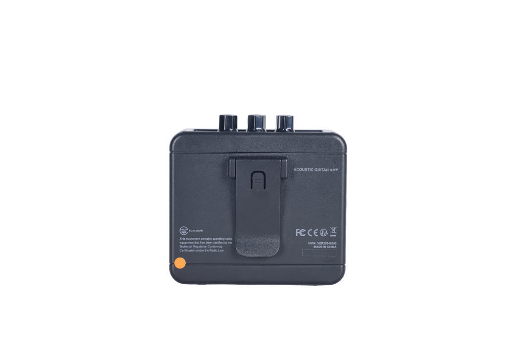 Winzz Mini Amp for Acoustic Guitar with Waist Mounted Clip AG-08AM