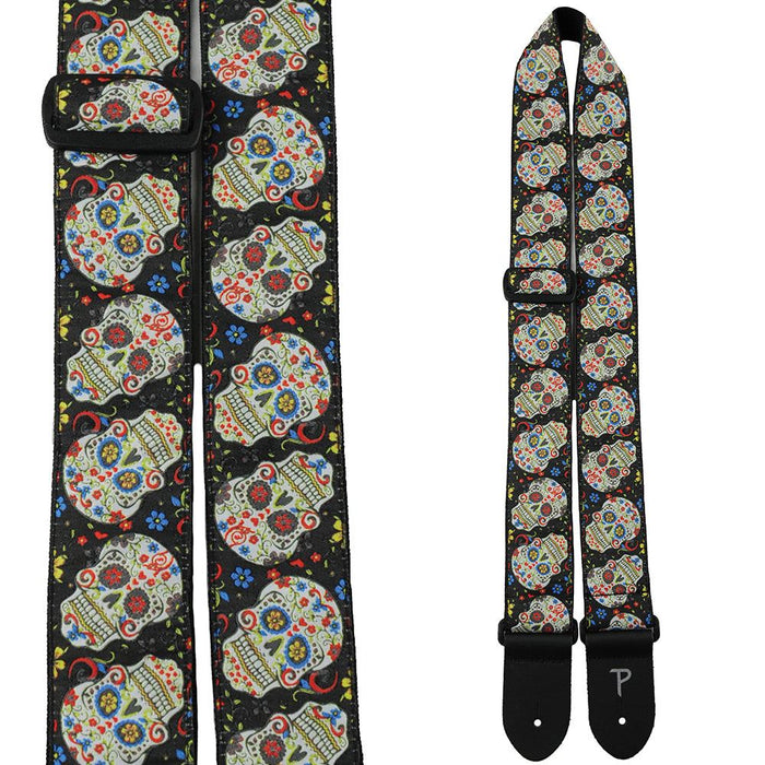 PerrI's Guitar Strap The Hope Collection Skulls TWS-6802
