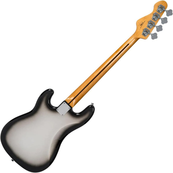 Vintage V4 ReIssued Bass Silver Burst V4SVR