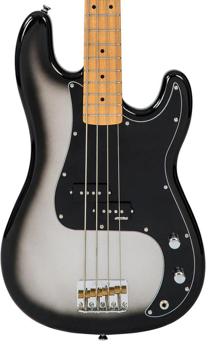 Vintage V4 ReIssued Bass Silver Burst V4SVR