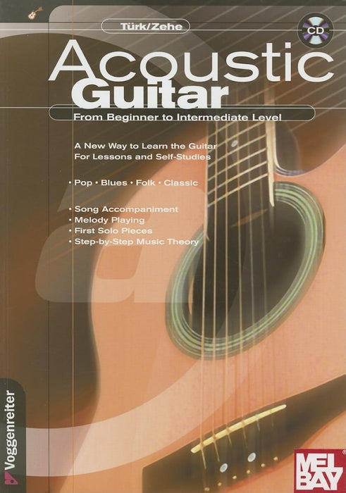 Acoustic Guitar From Beginner to Intermediate Level Ulrich Turk/Helmut Zehe BK/CD