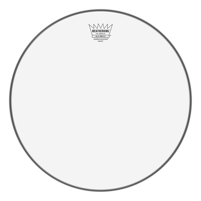 Remo 14'' Ambassador Hazy Snare Drumhead for Vintage & Custom Snare Drum (Classic Fit)