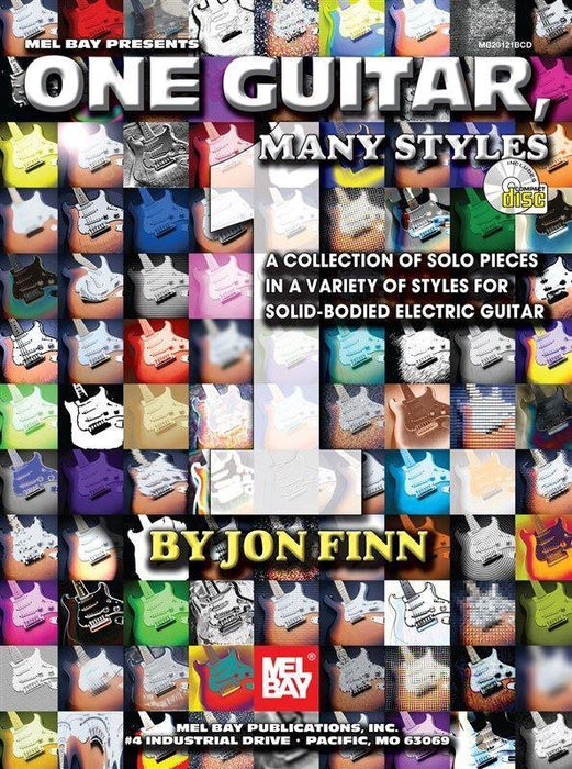 One Guitar Many Styles A Collection Of Solo Pieces In a Variety Of Styles For Solid-bodied Electric Guitar by Jon Finn