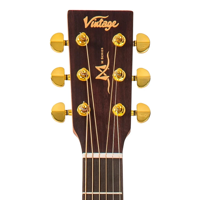 Vintage Mahogany Series Grand Auditorium Cut Away Electro Acoustic Guitar VE900MH