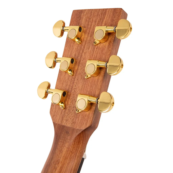 Vintage Mahogany Series Grand Auditorium Cut Away Electro Acoustic Guitar VE900MH