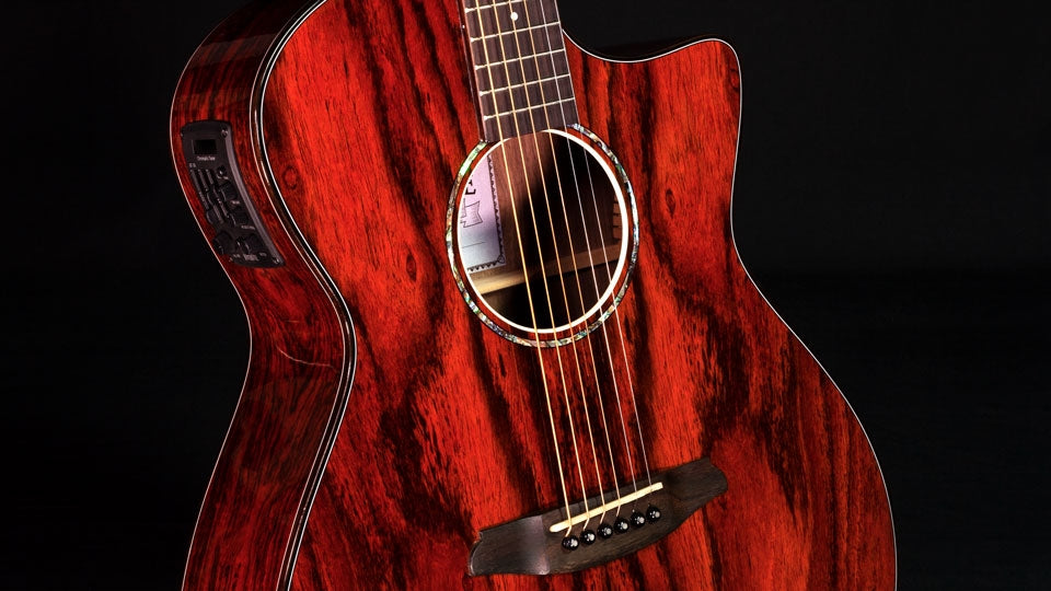 Rathbone No 3 Double Top Electro Cutaway Acoustic Guitar Bocote R3BCE