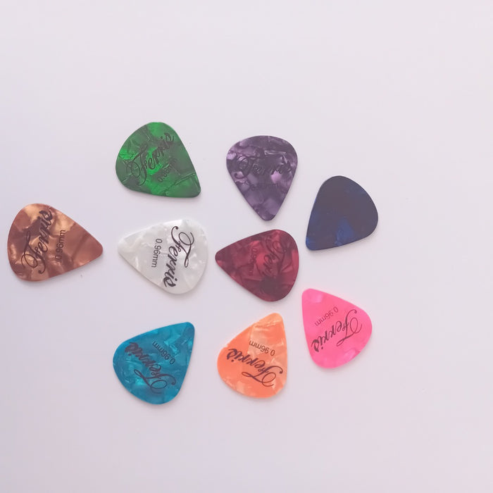 Ferris Guitar Picks Pack of 20 Available in .46mm, .71mm, .96mm & Miixed Bag