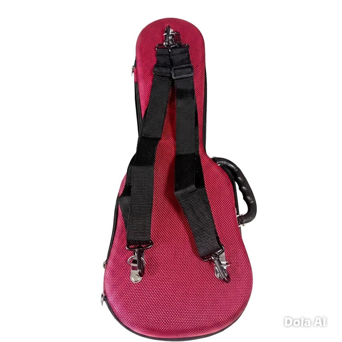 Ferris 21'' Soprano Ukulele Fitted Case Red