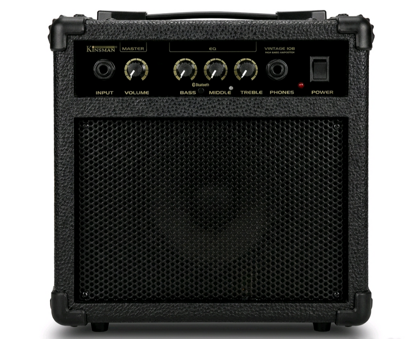 Kinsman Vintage Bass Amplifier 10W with Bluetooth GS-10B