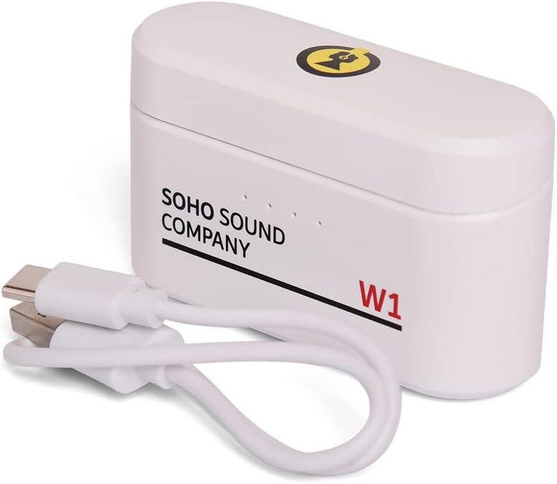 Soho W1 Earbuds with Power Bank - white