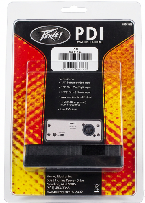 Peavey Passive Direct Interface PDI