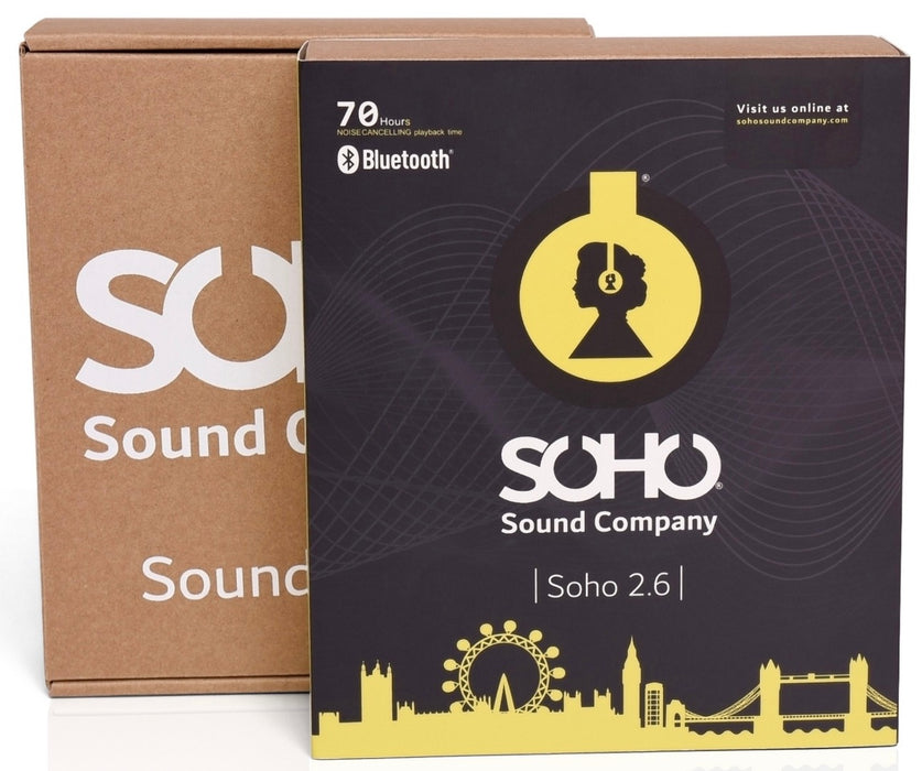 Soho 2.6 Bluetooth Wireless Noise Cancelling Headphones 50R01B