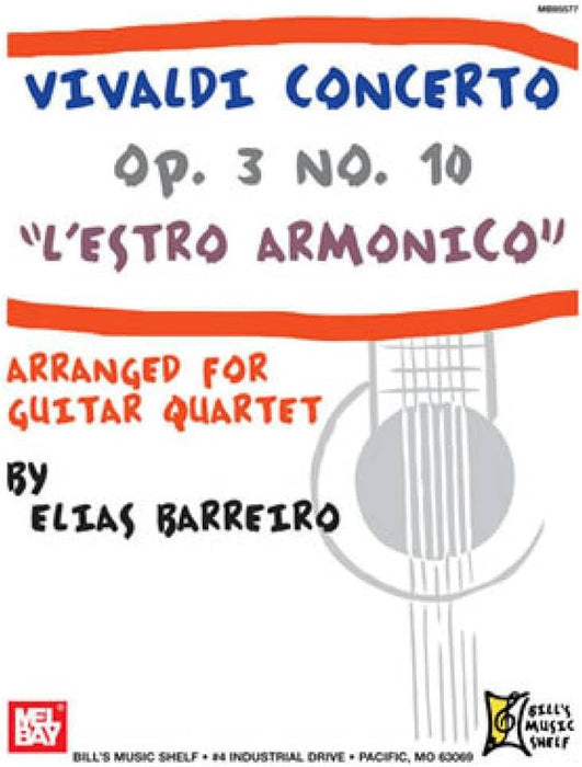 Vivaldi Concerto Op. 3, No. 10 ''L'Estro Armonico'' Arranged for Guitar Quartet