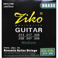 Ziko Brass Acoustic Guitar Strings 13-56 DCZ-013L