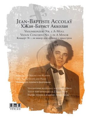 Jean-Baptiste Accolay Violin Concerto No. 1 in A Minor Book/DVD