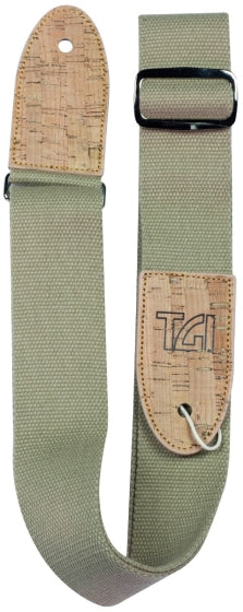 TGI Guitar Strap Woven Cotton Vegan Natural TGSV01E