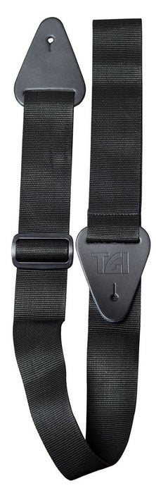 TGI Guitar Strap Woven Plain Black TGWBL